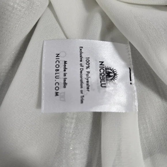 Odille Anthropologie Odile Women's Medium Halter Top Silver Crystal New Tags - Picture 6 of 7